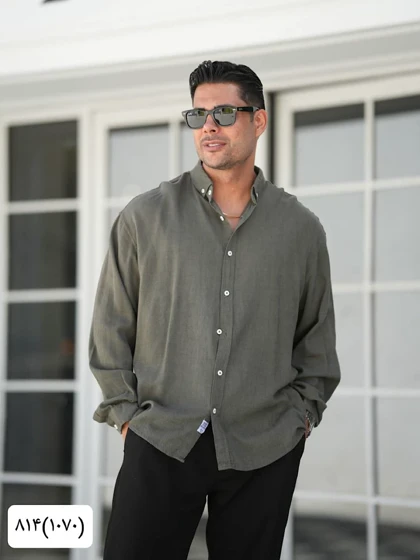 پیراهن مردانه لینن1070mc