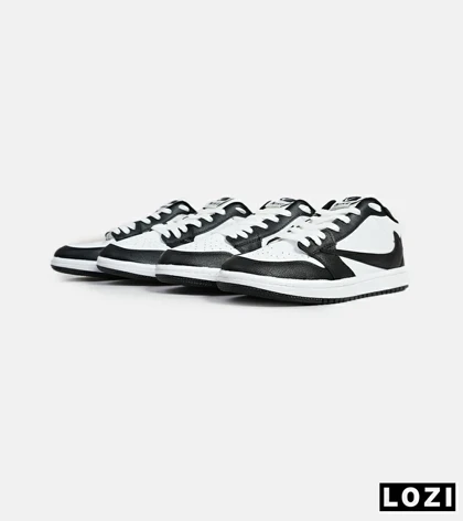 کفش کتانی مردانه سفید مشکی نایک NIKE travis scott