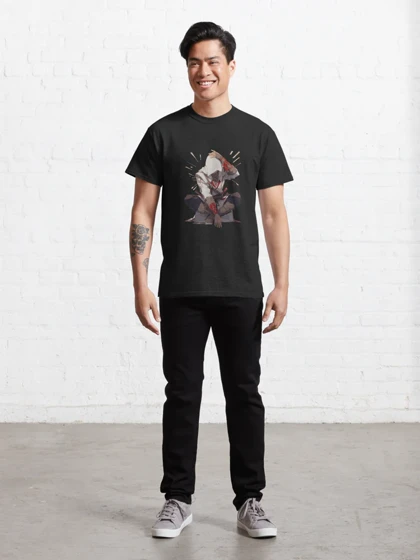 تیشرت با طرح Assassin's creed illustration اساسینز کرید کد 17174
