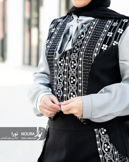 جلیقه دامن کتایون مشکی