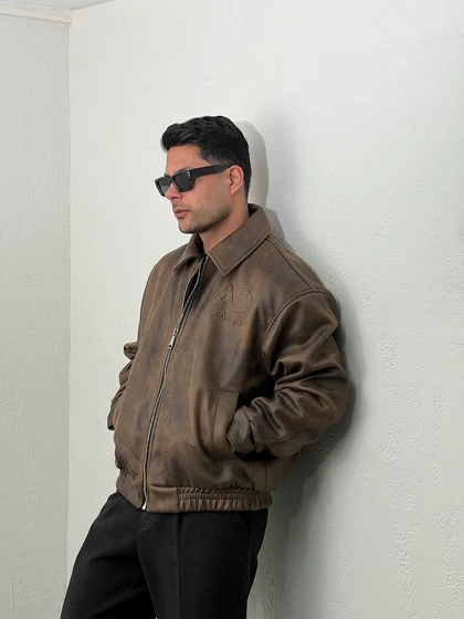 کاپشن مردانه جیر ADALAN