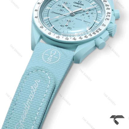 امگا سواچ ماموریت به اورانوس بند رابر جدید Swatch-10209-U