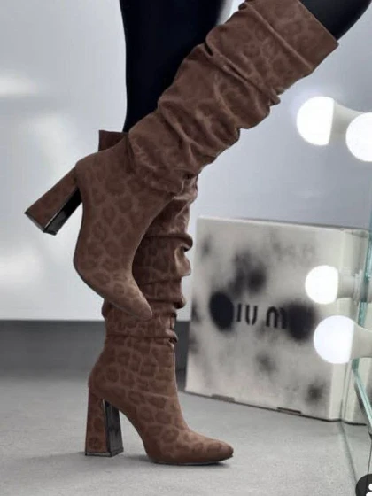 بوت طرح چروک پلنگی