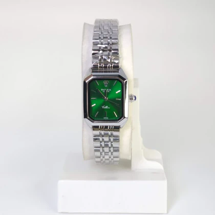 ساعت مچی زنانه رولکس Rolex تمام استیل با قفل پروانه ای