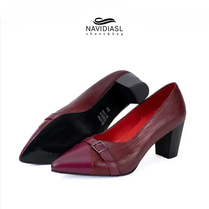 کفش تمام چرم زنانه مجلسی کد 4014009