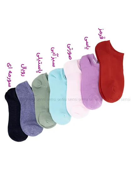 جوراب مچی رنگی کد1002090