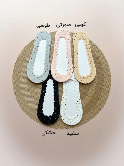 جوراب زنانه کالج لیزری خال‌خال