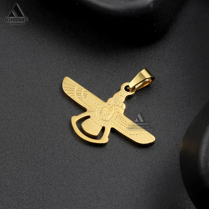 آویز طلایی فروهر Faravahar Pendant G01