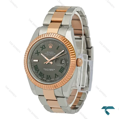 ساعت رولکس مردانه دورنگ رزگلد ویمبلدن اتوماتیک Rolex-8255-G