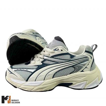 کفش ورزشی زنانه مرفیک کرم سورمه ای