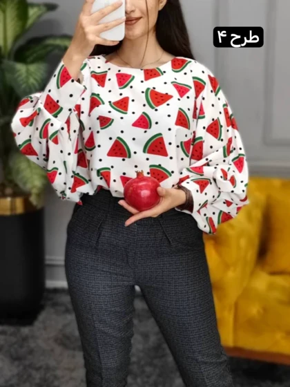 شومیز فلور یلدایی 2718