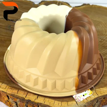 قالب کیک سیلیکونی شیفون دار