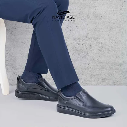 کفش مردانه چرم اداری و روزانه کد 7027003