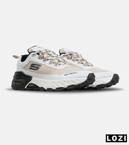 کفش کتانی طبی ورزشی کرم سفید SKECHERS max protect v.2 مدل 8082