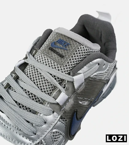 کفش کتانی مردانه و زنانه طوسی آبی Nike cushlon مدل 7573