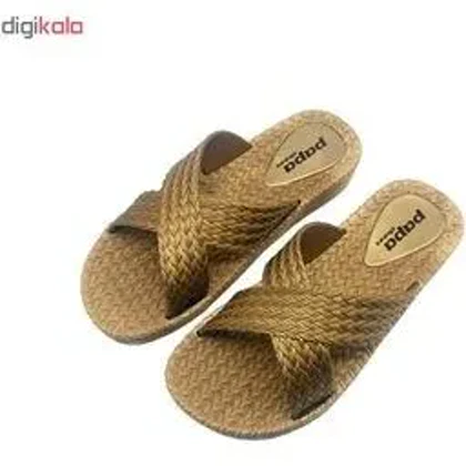 دمپایی زنانه پاپا مدل حصیری