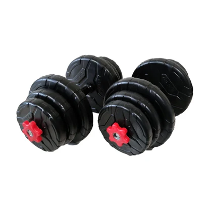 دمبل رادیس فیت مدل DVP-10-mix1 وزن 10 کیلوگرم بسته 2 عددی