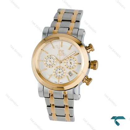 ساعت مچی انزو اصلی EC-2168TEL زنانه دورنگ طلایی صفحه سفیدEnzo-8137-L