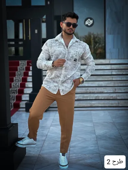 پیراهن قزل آلا _ کد 1003