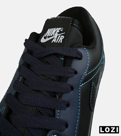 کفش کتانی مردانه و زنانه مشکی آبی NIKE jordan 1 مدل 8788