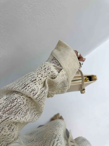 شومیز کنفی گل دوزی
