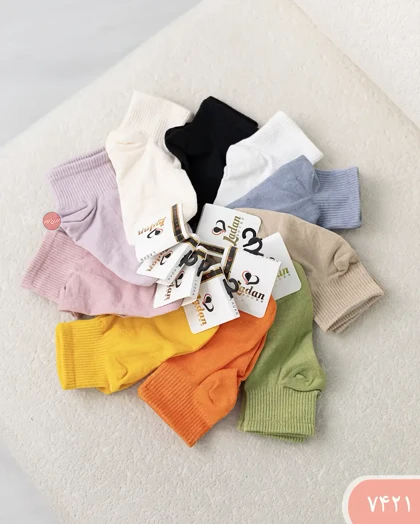 جوراب مچی رنگی 7421