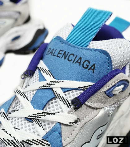 کفش کتانی طوسی آبی BALENCIAGA