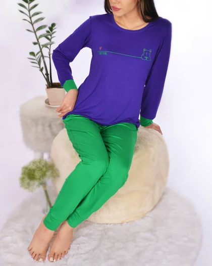 تیشرت و شلوار خرسی زنانه
