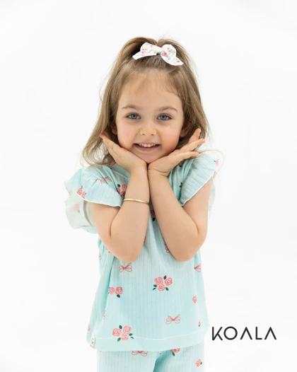 ست راحتی تاپ و شلوارک مادر و دختر KOALA دخترانه s00909