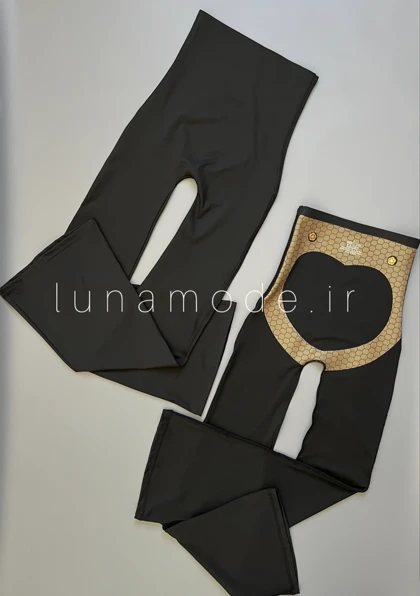 لگ بوتکات (دمپا) فلامنت زنانه تک‌رنگ مشکی