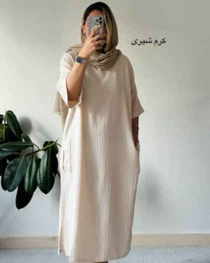 پیراهن مانتویی دلسا 15