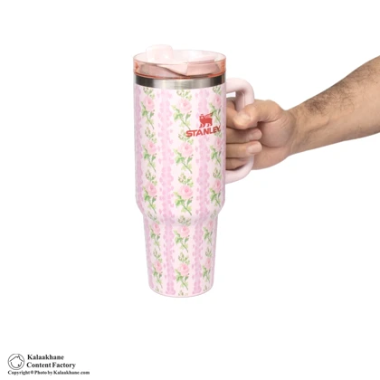 ماگ استنلی 1.18 لیتر گل رز صورتی کد 1018
