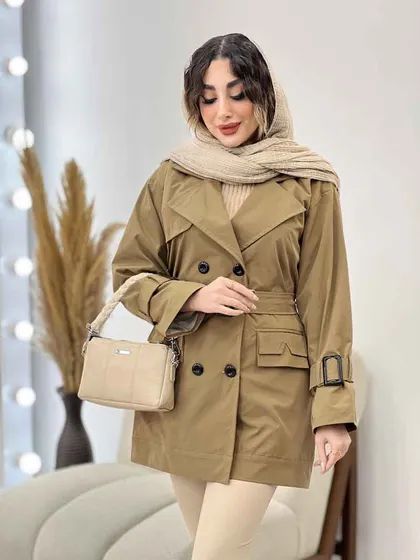 بارانی سر جیب دوبله هلنا