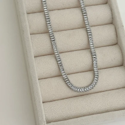 گردنبند زنانه تنیسی کد 867