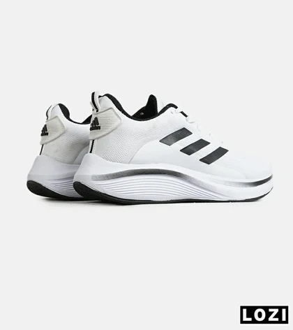 کفش کتانی مردانه و زنانه سفید مشکی ADIDAS BONCE مدل 7781