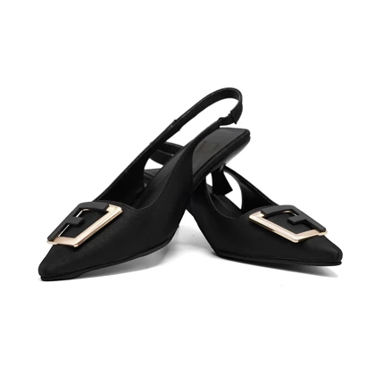 کفش مجلسی زنانه پاشنه‌دار 3 سانت مدل sandal valentino _ 400343