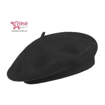 کلاه گرد-برت زنانه، دخترانه و پسرانه رنگ مشکی