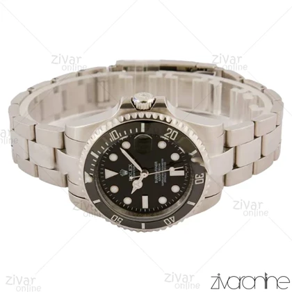 ساعت رولکس سابمارینر زنانه نقره ای صفحه مشکی 105466