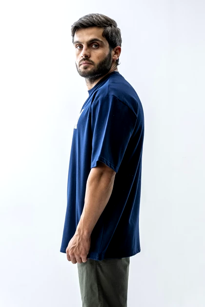 تیشرت باکسی چاپی brain مردانه