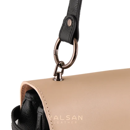 کیف دوشی و دستی زنانه چرم یلسان مدل ماژولار ستا کد 214-MC