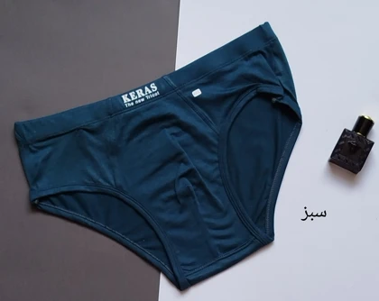 شورت تک مردانه نخ پنبه مدل هفتی برند زارع لوگو KERAS