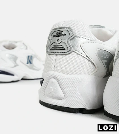 کفش کتانی مردانه و زنانه سفید طوسی NEW BALANCE 725