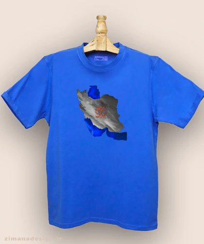 تیشرت مردانه و زنانه اصیل ایرانی طرح نقشه ایران