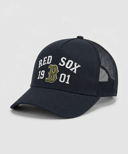 کلاه کپ مشکی RED SOX گلدوزی 6119