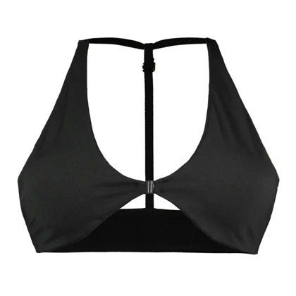 نیم‌تنه قفل دار ورزشی زنانه جیم شارک مدل PB-4H0238 مشکی