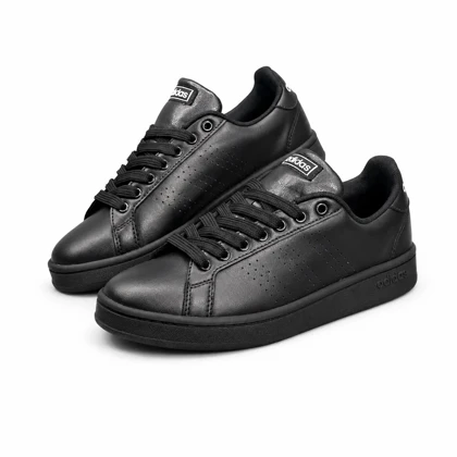 کفش کتانی زنانه و مردانه بزرگ پا استن اسمیت مدل ونس مشکی ADIDAS Stan smith