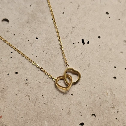 گردنبند دو قلب