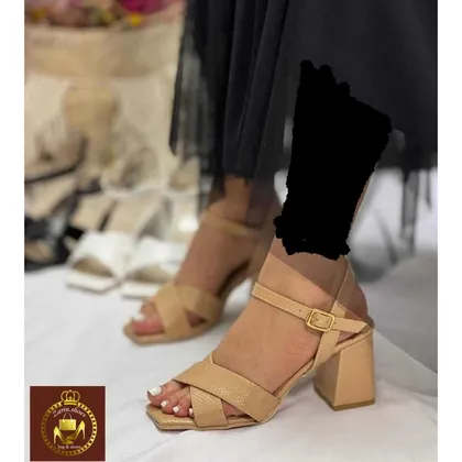 صندل پاشنه 5 سانت مجلسی زنانه V 21