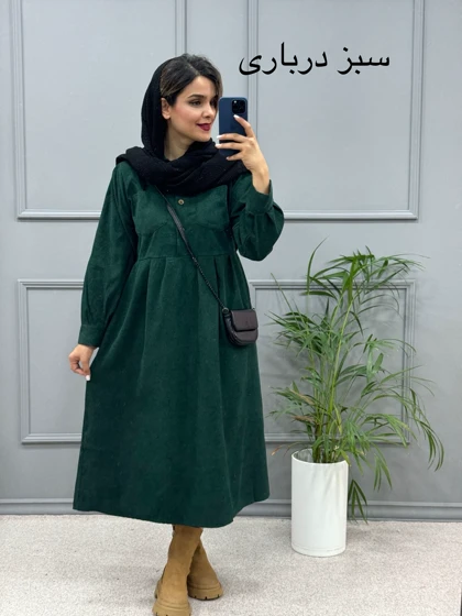 پیراهن مانتویی لیدیا