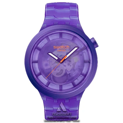ساعت سواچ بنفش Swatch SB05V103